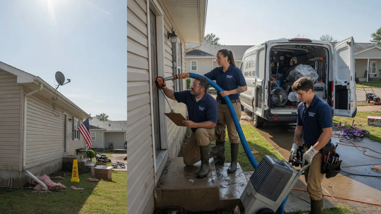 Ceiling Water Damage Restoration in Sidman, PA near me